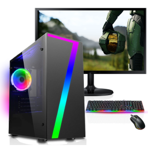 Refurb Intel i5-4th Gen/ 8GB RAM/ 1TB HDD/Integrated Graphics/ Window 10/ Full Set Gaming Pc
