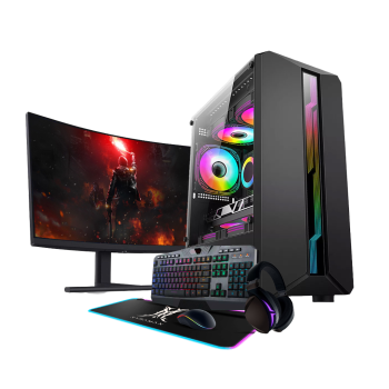 Nova | Intel Core i7-3rd Gen/ 8GB RAM/128GB SSD/ 500GB HDD /GT 710 2GB/ 19-inch Monitor/ Full Set Gaming PC