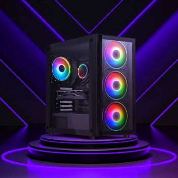 Nova X Gaming PC/Intel Core i7-7th Gen/16GB RAM/128GB SSD/ 1TB HDD/ GTX 1050Ti 4GB/ Windows 11 Pro