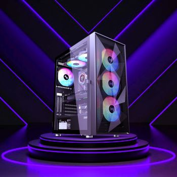 XYRAMAX AMD Ryzen 5 4600G/ 8GB RAM/ 1TB HDD/ 240GB SSD/ AMD Radeon Integrated Graphics/ Gaming Pc