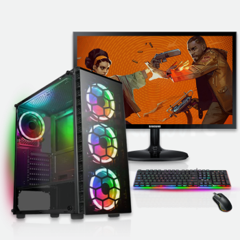 CK - Refurbished Gaming PC/ Intel i5-6th Gen/ 8GB RAM/ 500GB HDD/128GB SSD/ Window 10/ B