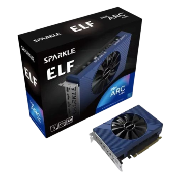 Brand New Sparkle Intel ARC A380 ELF, 6GB DDR6, PCIe4, HDMI, 3 DP, 2000MHz Clock, Compact Design