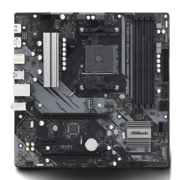Asrock A520M PHANTOM GAMING 4, AMD A520, AM4, Micro ATX, 4 DDR4, HDMI, DP, 2x M.2