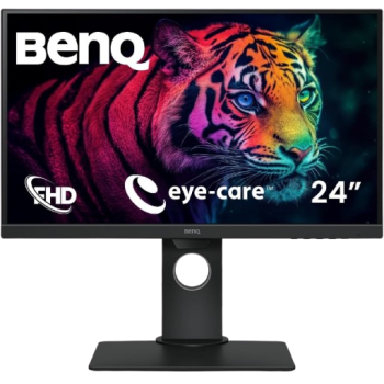 BenQ GW2480T Computer Monitor 24" FHD 1920x1080p, IPS , Eye-Care Tech, Built-In Speakers, DisplayPort, HDMI