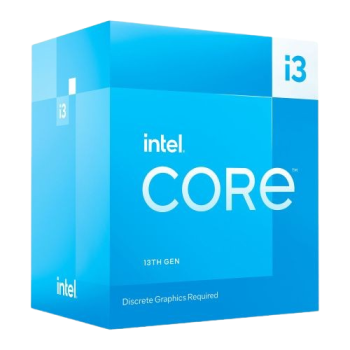 Intel Core i3-13100F CPU, 1700, 3.4 GHz (4.5 Turbo), Quad Core, 60W (89W Turbo), 10nm, 12MB Cache, Raptor Lake, No Graphics