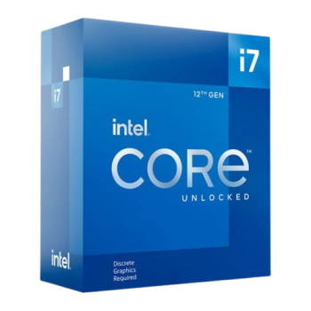 Intel Core i7-12700KF CPU, 1700, 3.6 GHz (5.0 Turbo), 12-Core, 125W (190W Turbo), 10nm, 25MB Cache, Alder Lake, Overclockable, No Graphics, NO HEATSINK/FAN