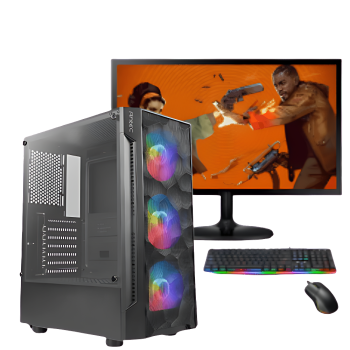 CK - Refurb Intel i5-2nd Gen/ 16GB RAM/ 1TB HDD/ GeForce GTX 1660/19-inch Monitor/ Gaming Pc
