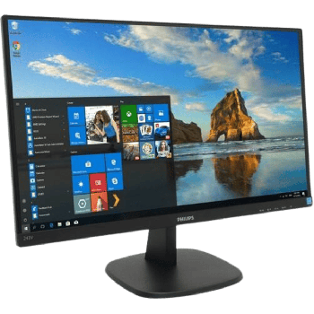 Refurbished Philips 243V7Q, 24-inch Display LED, 1920x1080, HDMI Monitor, Black, Class A